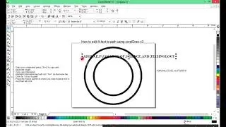 How To Edit Fit Text To Path Using corelDraw In 5 Minutes