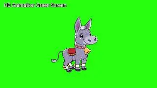 Donkey Animation (Green Screen)