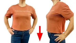 ☀️How to Lengthen a Crop Tops Perfectly