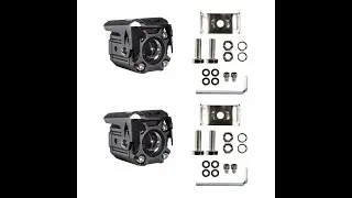 set x 2 faros led 12v para motos y cuatri dual color LDM1 blanco + ambar