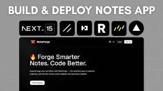 Build & Deploy a Notes App | Next.js 15, React, Shadcn, Better Auth | Full Course 2025