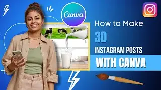 How To Make 3D Instagram Post | Canva Pro Tutorial | Digital 2 Design