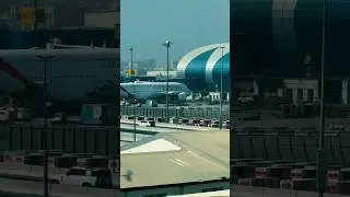 Double decker flight ✈️ Emirates Dubai #flight #fly #emirates #travel #dubai #airport #explore #fun