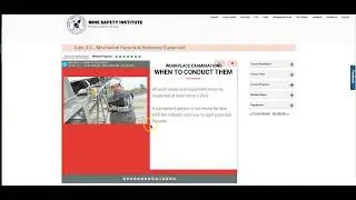 Workplace Exams Exerpt From Part 46 Training by the Mine Safety Insititute