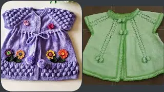 Kids Baby Girls Woolen Knitting Sweater Designs Ideas //Winter Season 2024