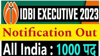 Bank New Vacancy 2024 | IDBI Executive Sales and Operations Recruitment | Full Details