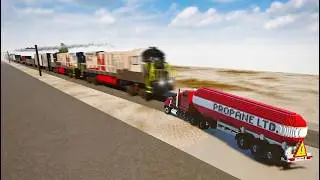 Train Crashes on Railroad #1 | Teardown