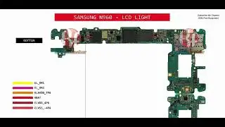 Samsung Galaxy Note 9 SM-N960 LCD Light Problem Repair All Supply Line Jumper Ways