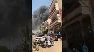 #AiroPlanes #Crashed PIA Airplane Crash on Karachi