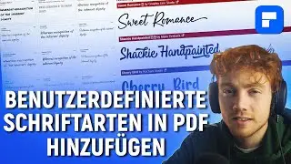 So fügen Sie benutzerdefinierte Schriftarten in eine PDF-Datei ein | Wondershare PDFelement