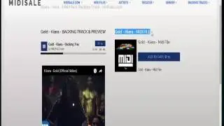 Gold - Kiiara Midi File and Backing Track Now Available at Midisale.com