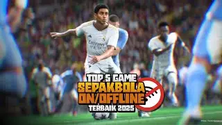 BISA CAREER MODE!? TOP 5 GAME SEPAKBOLA TERBAIK ANDROID 2025