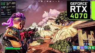 Fortnite : RTX 4070 12GB ( 4K High Settings RTX ON / DLSS ON )