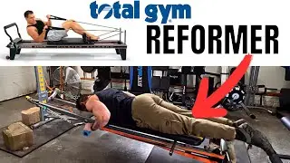 Turning a Total Gym into a Pilates Reformer (Low Setting / Horizontal Plane Use)