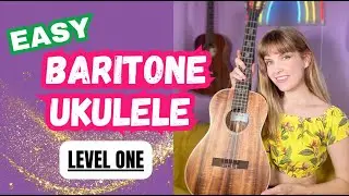 Your First Baritone Ukulele Lesson (Easy Beginner)