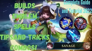 Complete Guide/Tutorial Chang’e 2022 | Chang’e Best Build, Emblem, Tips and Tricks | Mobile Legends