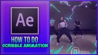 How To Do Glowing Scribble Animation on After Effects | *EASY TUTORIAL* 2019