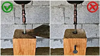 4 Woodworking Secrets! Carpenters Don't Want You Know This. Hide The Screw Perfectly