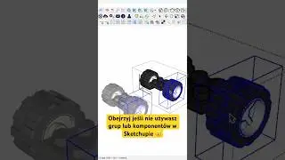 Sketchup grupy i komponenty 