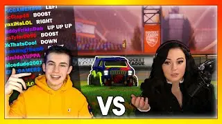 This streamer challenged my Twitch chat to a 1v1... (INSANE ROCKET LEAGUE CHALLENGE)