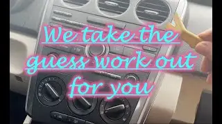 2007-2010 Mazda CX-7 Dash Bezel Removal