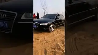Audi A8 Off-roading 💪💪#audi #audia8 #audia8l #offroad #w12 #viral #cars #awd #quattro #fyp #shorts