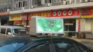 Double Sided Taxi Top Advertising LED display for Taxi, Taxi LED Sign