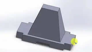 Tutorial SolidWorks 2018 - Pieza 37 - Uso de Lofted Boss/Base y creación de planos auxiliares
