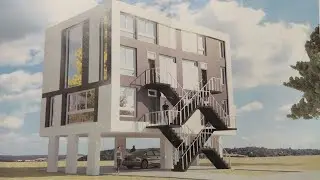 строттельство в Польще. Кладка перегородок из газосиликата.