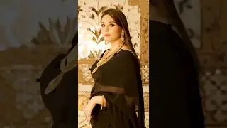 Dur e Fishan in Black Saree🖤 #ytshorts #youtube #youtubeshorts #glamreel