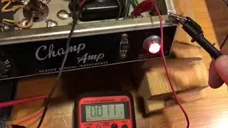 External safety ground added to a two prong amp