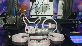 3D Printing Pokemon Cookie Cutters Time lapse with Colour Changing Filament! Etsy Behind the scenes