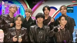 BTS "ON" 3rd Win 20200301  SBS Inkigayo  [ Eng Sub ]