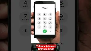 Telenor Advance Balance Code 2024 | How to get Loan on Telenor Sim | telenor advance lene ka tarika