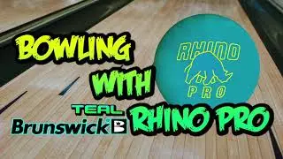Bowling With Teal Rhino Pro #BowlingWithRelics 1993 Brunswick Vic Amann Ball Review #BowlersEdge