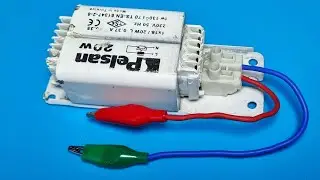 NO NEED TO BUY EXPENSIVE! Make an INVERTER from a used Light Transformer