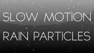 After Effects Tutorial: Slow Motion Rain Particles
