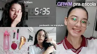 GRWM | Arrume-se comigo para a escola ☕📚