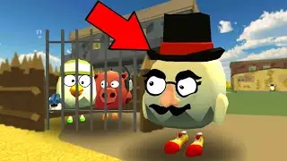 НАС ПОЙМАЛ ЗЛОЙ КЛОУН🤡В ИГРЕ ЧИКЕН ГАН(CHICKEN GUN)!