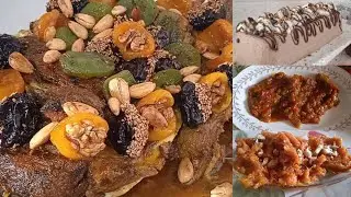 طبق ضيافة بامتياز وحتى الطلبيات #ضلعة  بصلصة ياسلام #كلاص الشوكولا والبراليني #المغرب #مقبلات_لذيذة
