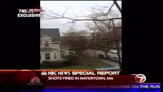 Raw video of shots fired in Watertown, MA