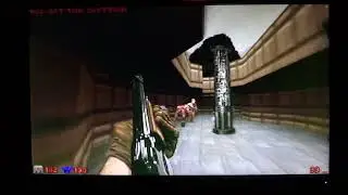 DOOM 1993 Raytracing - Video Capture with Camera (oldschool)