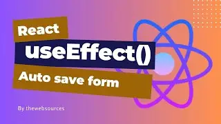 How to store form data in draft | React Hook | useEffect