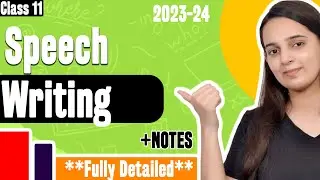 Speech Writing Class 11 | Speech Writing Class 11 Format  | CBSE English Grammar  2023-2024