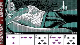 Strip Poker - A Sizzling Game of Chance © 1985 Artworx - PC DOS - Gameplay