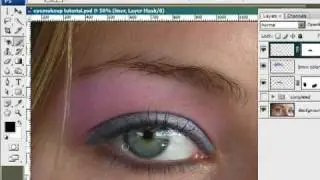 Eye makeup: Photoshop retouching