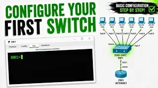 How to Configure a Cisco Switch for Beginners (Packet Tracer)