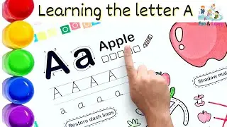 Learn Alphabets with Activity Sheets | Let's learn the letter A | Kids A-Z | #abcd #alphabet -🔠 #A