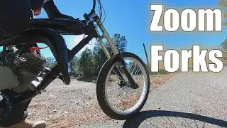 Zoom Forks On A Motorized Bike