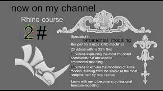 Rhino 3D course  view and snape # 2